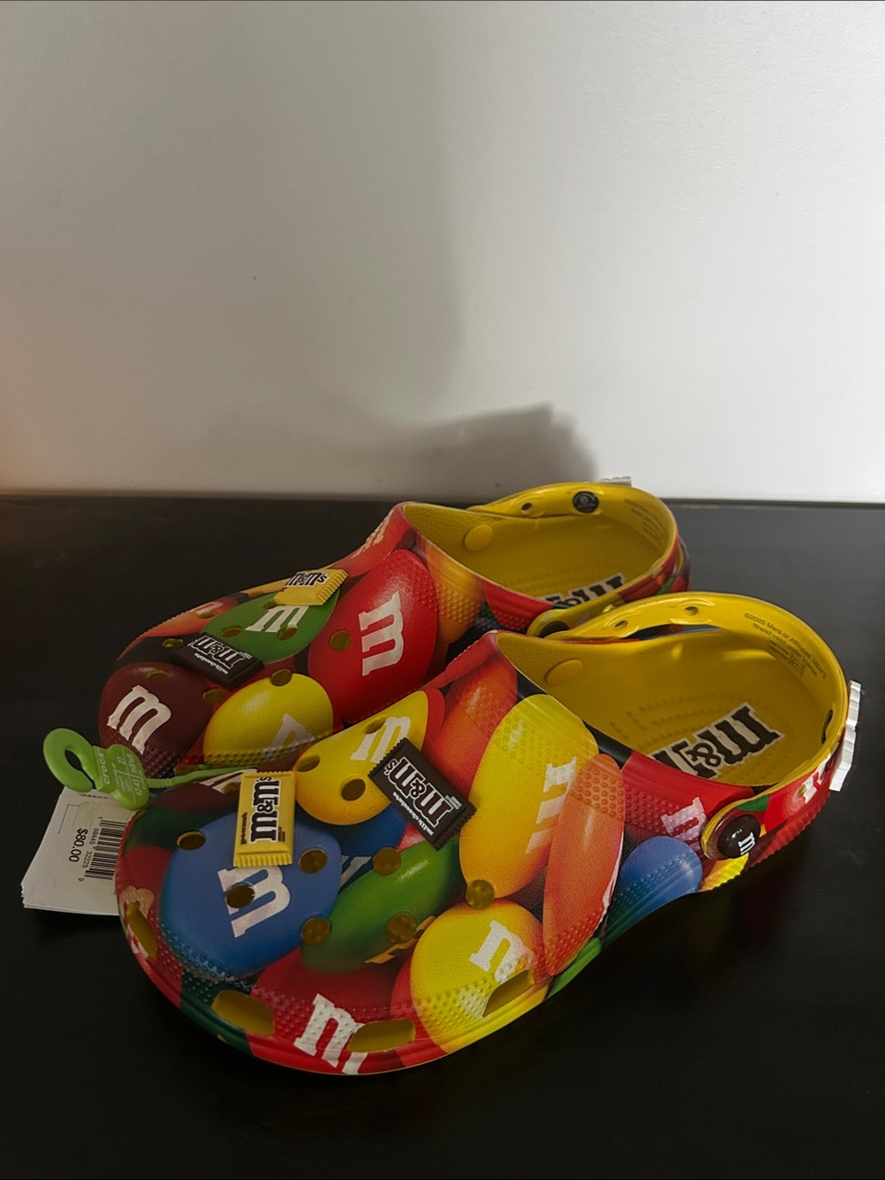 M&M'S Crocs Men’s 9, Womens 11